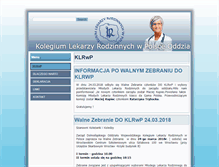 Tablet Screenshot of kolegium.com.pl